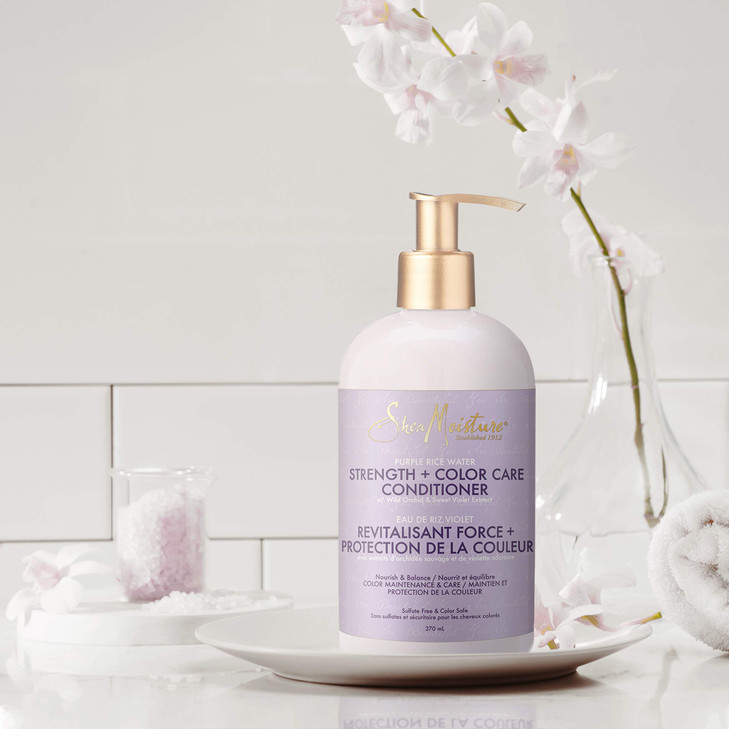 SheaMoisture Strength Color Care Conditioner Purple Rice Water 13 oz
