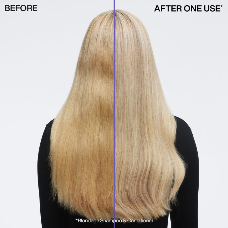 Redken Color Extend Blondage Color Depositing Purple Conditioner Hair Toner For Blonde Hair Neutralizes Brass Moisturize