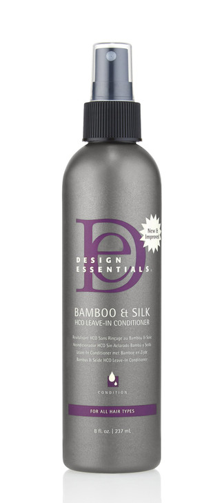 Design Essentials Natural Bamboo Silk HCO Strengthening LeaveIn Conditioner For All Hair Types 8 Oz