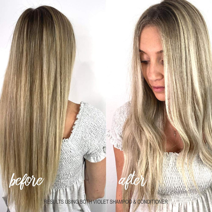 Surface Hair Pure Blonde Violet Conditioner Purple Conditioner for Blonde Hair Moisturizing Conditioner Eliminates Brass