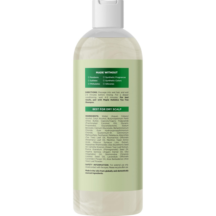 Tea Tree Conditioner for Dry Hair Tea Tree Oil Conditioner for Damaged Dry Hair and Cleansing Conditioner for Dry Scalp