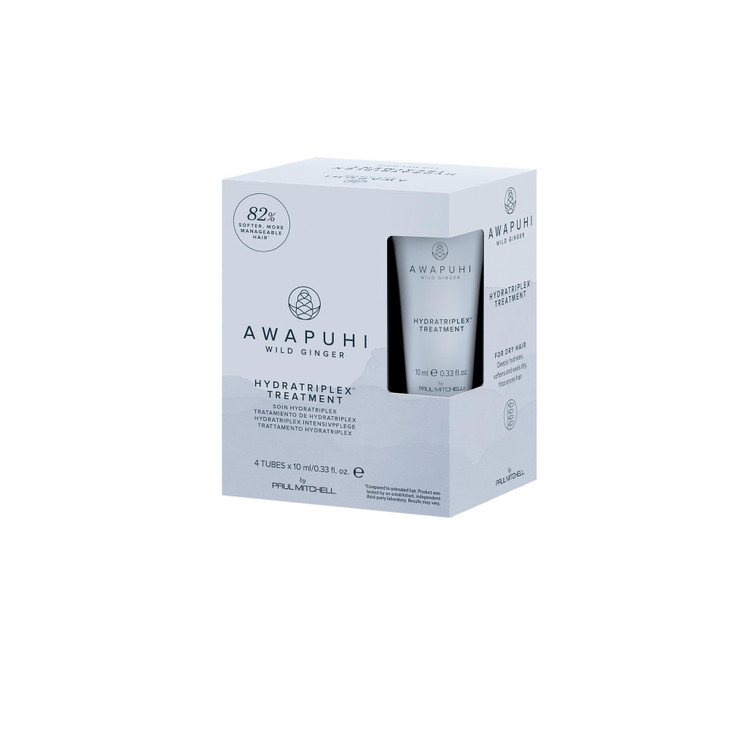 Awapuhi Wild Ginger by Paul Mitchell HydraTriplex Treatment 4Pack Ideal For Dry FrizzProne Hair