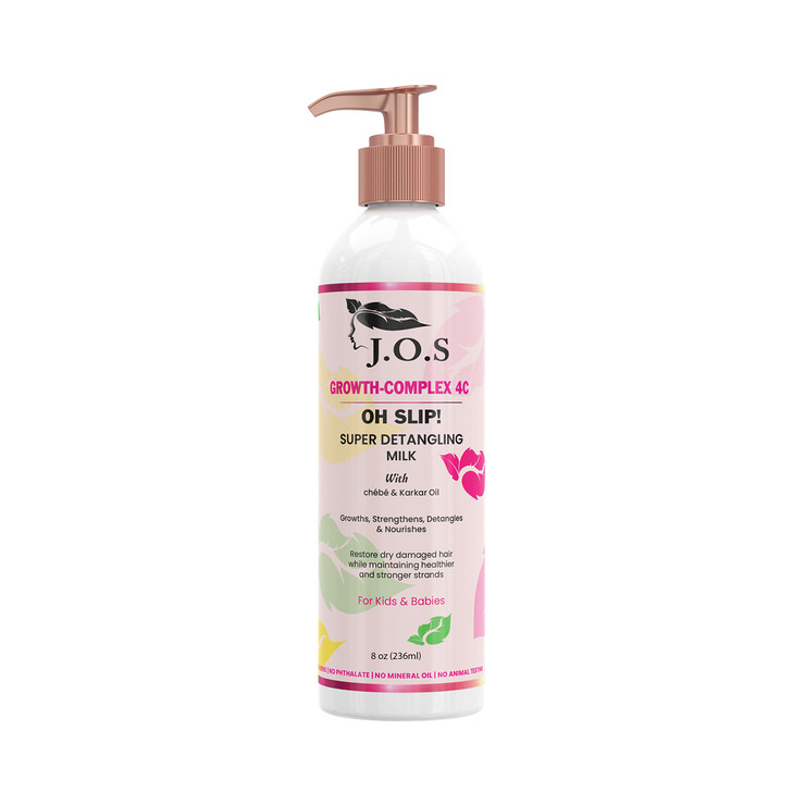 JOrganic Solutions Oh Slip Super Detangling Milk Formulated with chebe Karkar Oil
