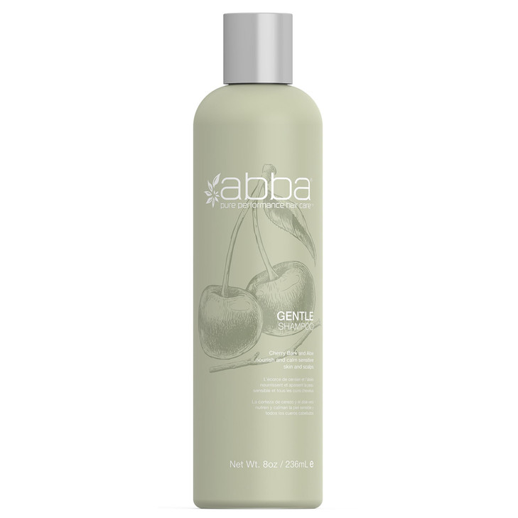 ABBA Gentle Shampoo Cherry Bark Aloe 8 Fl Oz