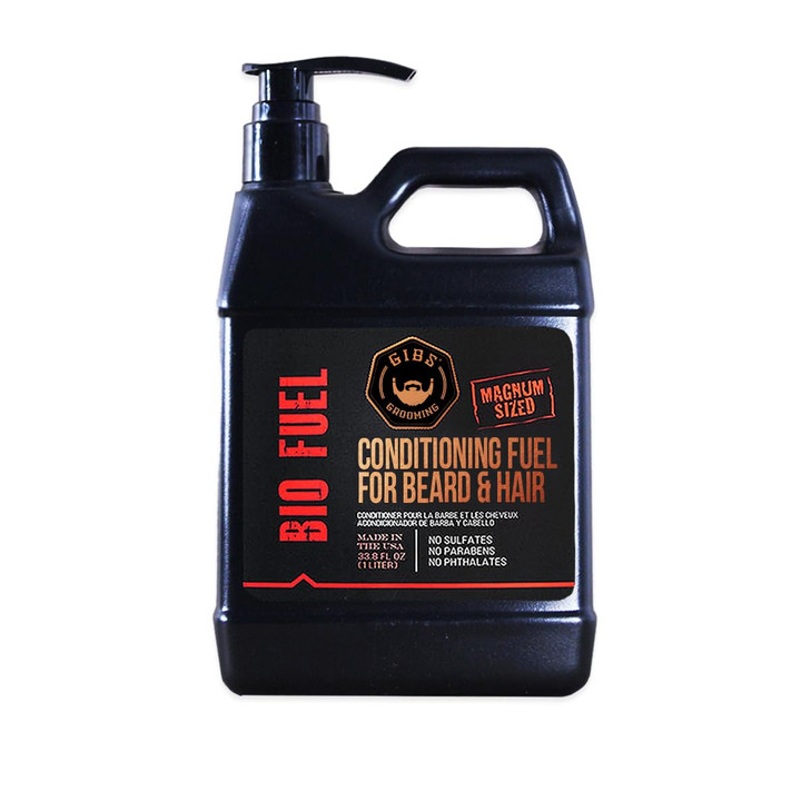 GIBS BioFuel Hair Conditioner For Men Beard Hair Conditioner Moisturizing Liter 338 Fl Oz Pack of 1