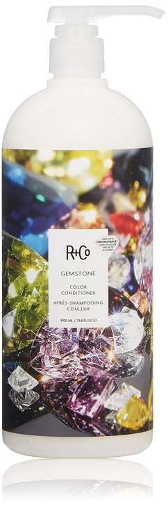 RCo Gemstone Color Conditioner Retail Liter Prolonged Color Vibrancy Repairs Nourishes Hair Vegan CrueltyFree 338 Oz