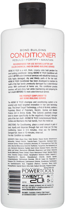 POWERTOOLS 4BOND Bond Building Conditioner Restore Damaged Hair Contains Advanced Polymers Keratin Baobab Quinoa Protein