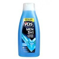 VO5 Mens 3in1 Shampoo Conditioner and Body Wash Ocean Surge 5 Essential Vitamins A H C B5 and B3 to Help Nourish and Hyd