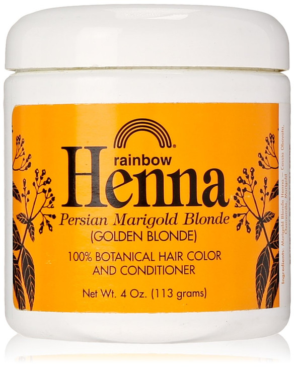 Rainbow Research Henna Hair Color and Conditioner Persian Marigold BlondeGolden Blonde 4 Ounce