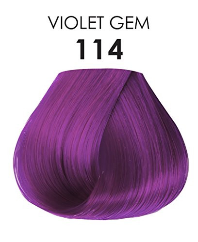 Adore Semi Permanent Hair Color 114 Violet Gem Vegan CrueltyFree Purple Hair Dye No Ammonia No Peroxide No Alcohol 4 Fl