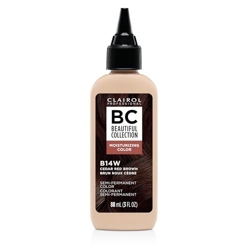 Clairol Professional Beautiful Collection Hair Color 14W Cedar Red Brown 3 oz Packaging May Vary