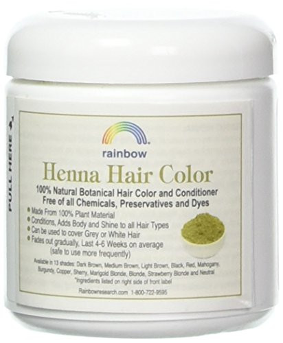 Rainbow Research Henna Hair Color and Conditioner Persian Brown Chestnut 4 Ounce HEN40004