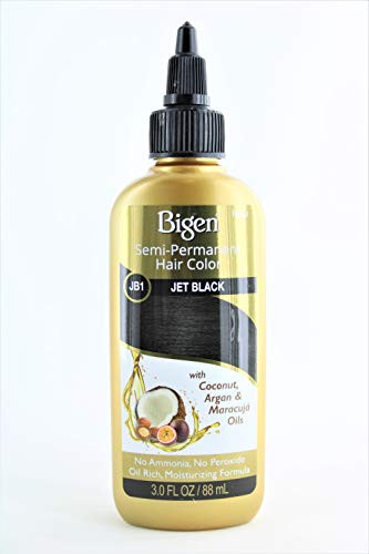 JB1 Jet Black Bigen Semi Permanent Hair Color 3 Fl Oz Pack of 1