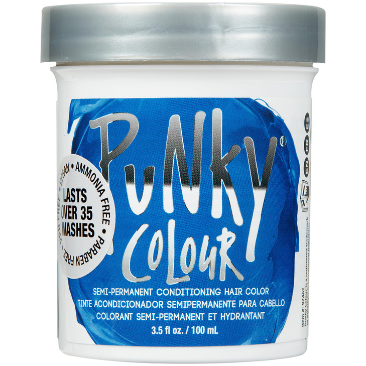 Punky Atlantic Blue Semi Permanent Hair Color Vegan CrueltyFree Conditioning Hair Dye Lasts Up to 35 Washes 35 fl oz
