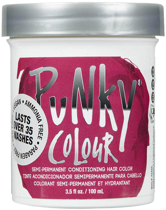 Punky Rose Red Semi Permanent Hair Color Vegan CrueltyFree Conditioning Hair Dye Lasts Up to 35 Washes 35 fl oz