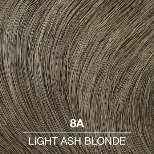COLORCHARM Permanent Liquid Hair Color for Gray Coverage 8A Light Ash Blonde 14 Fl Oz