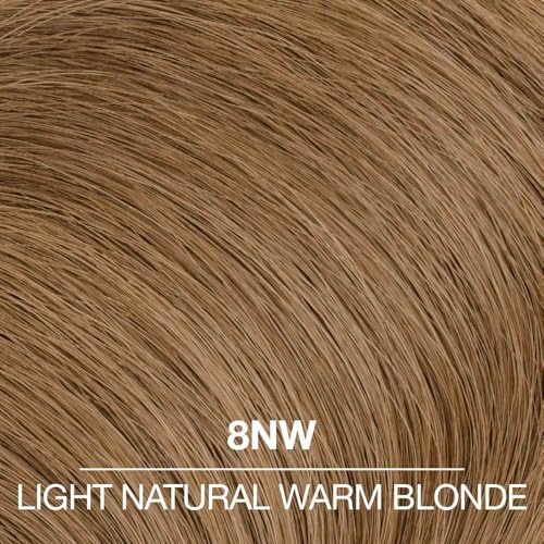 COLORCHARM Permanent Liquid Hair Color for Gray Coverage 008NW Light Natural Warm Blonde 14 Fl Oz