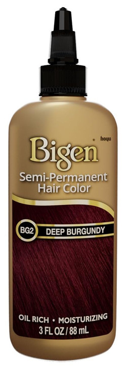 Bigen SemiPermanent Haircolor Bg2 Deep Burgundy 3 Ounce 88ml