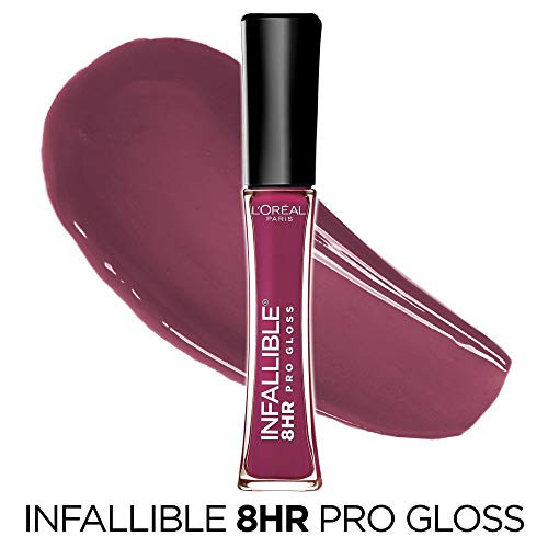 LOreal Paris Makeup Infallible 8 Hour Hydrating Lip Gloss Undeniable Mauve 021 Fl Oz