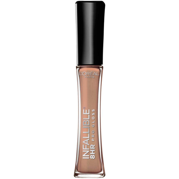 LOreal Paris Makeup Infallible 8 Hour Hydrating Lip Gloss Coral Sands 021 Fl Oz