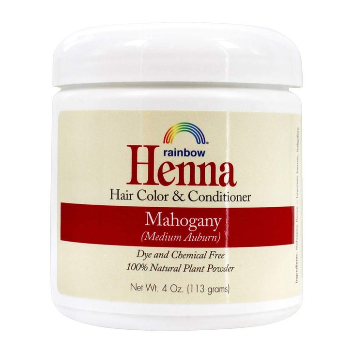 Rainbow Research Henna Hair Color and Conditioner Persian Mahogany Medium Auburn Red 4 Oz