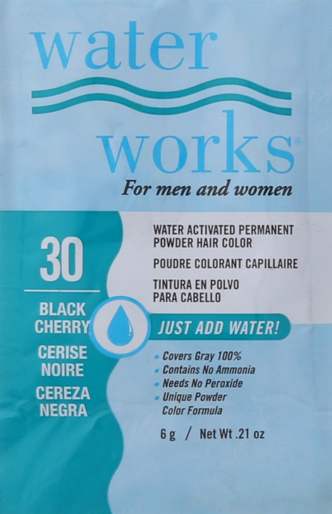 Waterworks Permanent Powder Hair Color 30 Black Cherry