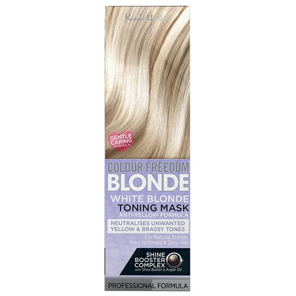 Blonde Hair Toner Professional Deep Conditioning Hair Mask that Neutralizes Yellow Brassy Tones Cruelty Free Vegan By Kn