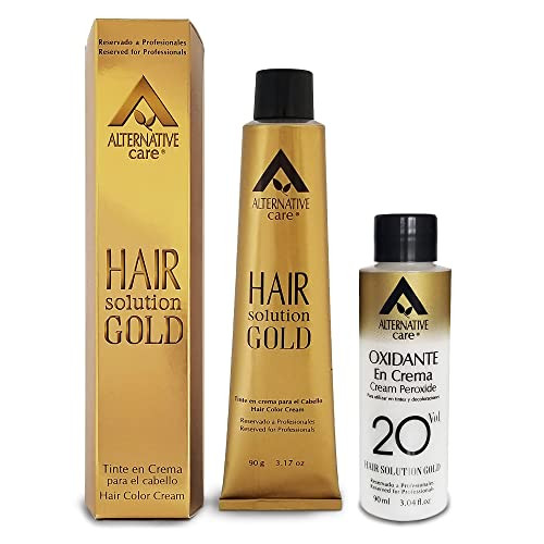 Ruby 645 Color Permanent Hair Dye with Peroxide Cream and Gloves Hair Color for Every Type Durable Hair Coloring by Alte