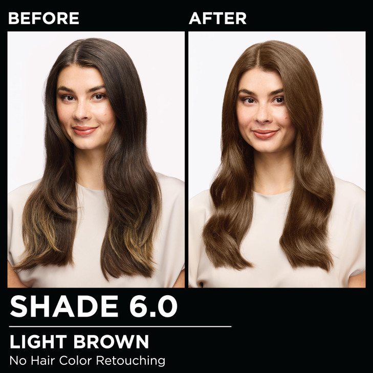 Garnier Hair Color Olia AmmoniaFree Brilliant Color OilRich Permanent Hair Dye 60 Light Brown 1 Count Packaging May Vary