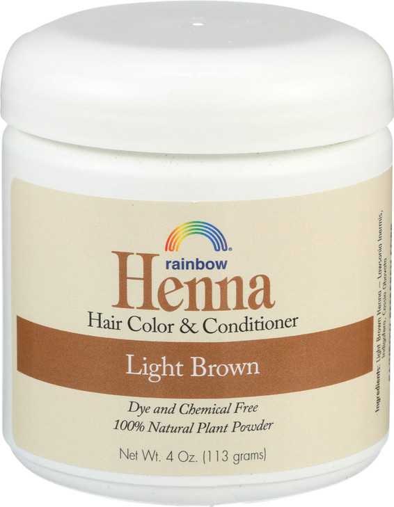 Rainbow Research Henna Hair Color and Conditioner Persian Light Brown 4 Ounce