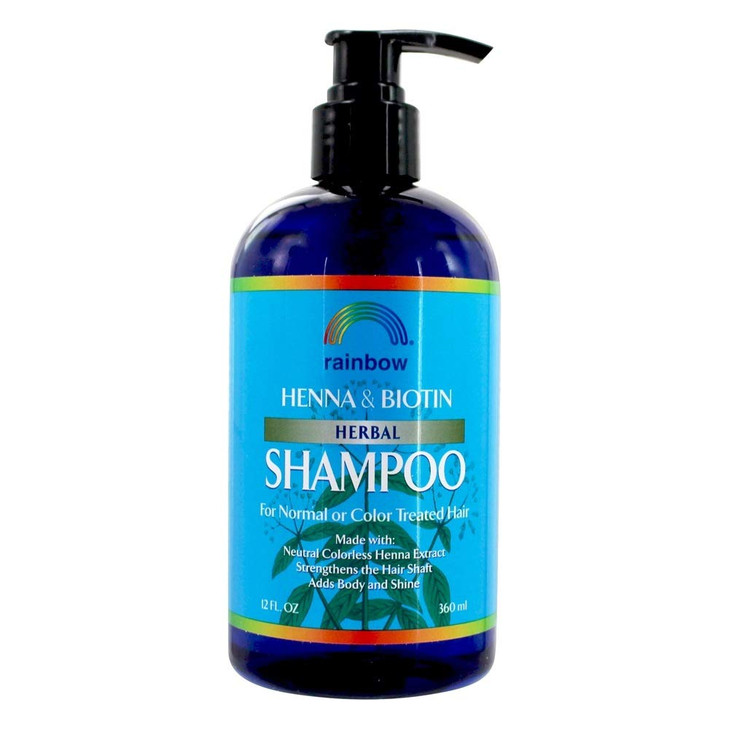 Rainbow Research Organic Herbal Henna Boitin Shampoo 12 Fluid Ounce