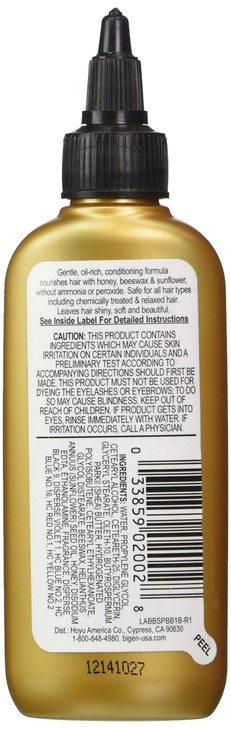Bigen Semi Permanent Hair Color Bluest Black 30 Ounce BSPBB1