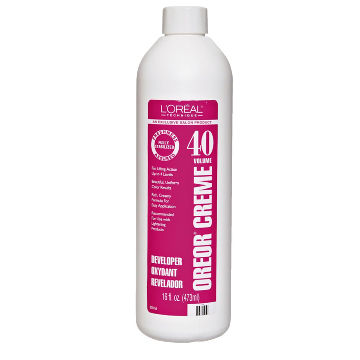 LOREAL TECHNIQUE Oreor 40 Volume Developer Hair Color Developer Creamy Formula For Uniform Results Combine With Color of