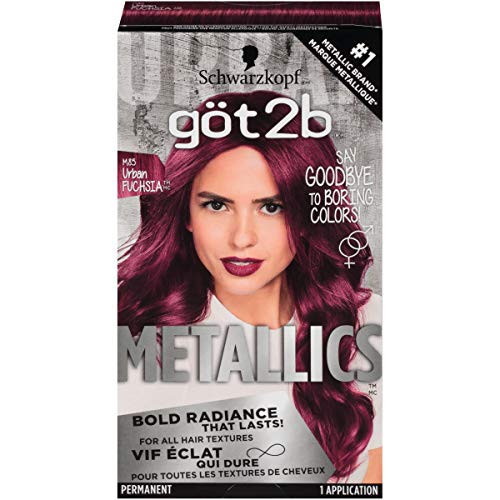 Got2b Metallics Permanent Hair Color M85 Urban Fuchsia