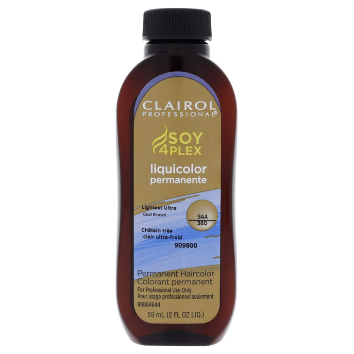 Clairol Professional Permanent Liquicolor 5aa Light Ultra Cool Brown 2 oz Packaging May Vary