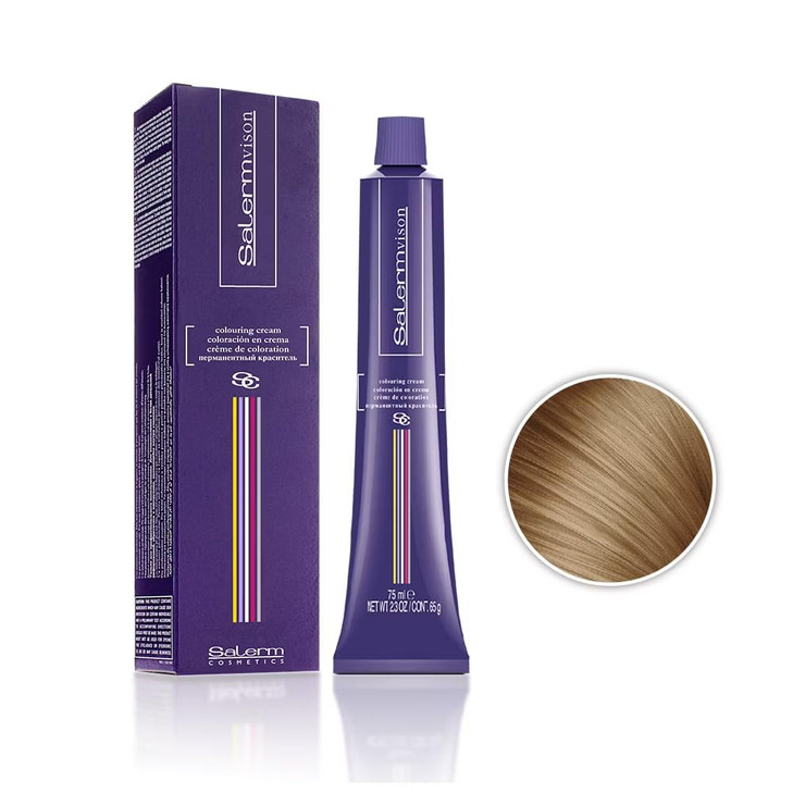 Salermvison Hair Coloring Cream 91 Extra Light Ash Blonde 23 Ounce 75 ml