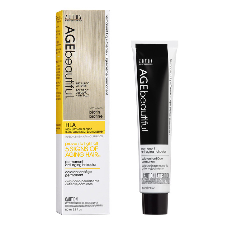 AGE beautiful Permanent Hair Color Dye Liqui Creme 100 Gray Coverage AntiAging Haircolor Biotin for Thicker Fuller Hair