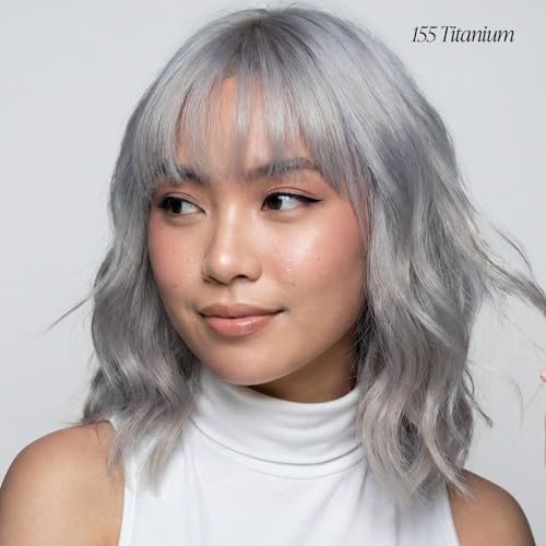 Adore Semi Permanent Hair Color 155 Titanium 2 Pack Vegan CrueltyFree Grey Hair Dye No Ammonia No Peroxide No Alcohol 4