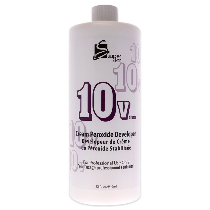 SUPER STAR 10v Cream Peroxide Developer 32 Fluid Ounce