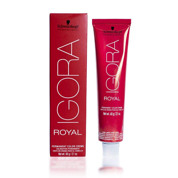 Schwarzkopf Professional Igora Royal Permanent Hair Color 568 Light Brown Chocolate Red 60 Gram