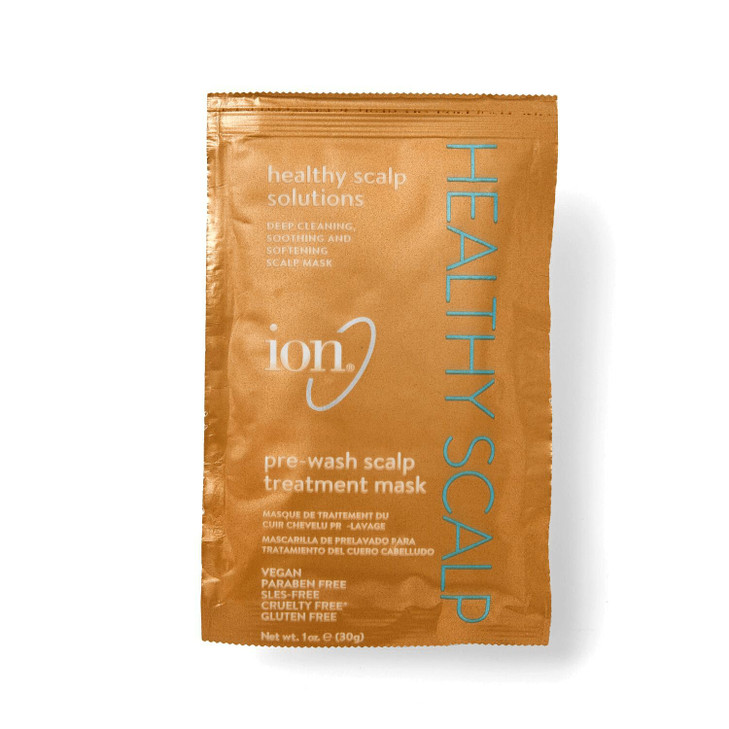 ion Healthy Scalp Mask For all hair types, Soothing and Softening, Vegan& Cruelty free 1 Oz