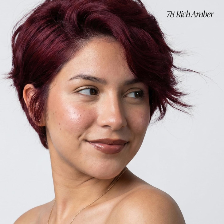 Adore Semi Permanent Hair Color 078 Rich Amber 2 Pack Vegan CrueltyFree Brown Hair Dye No Ammonia No Peroxide No Alcohol
