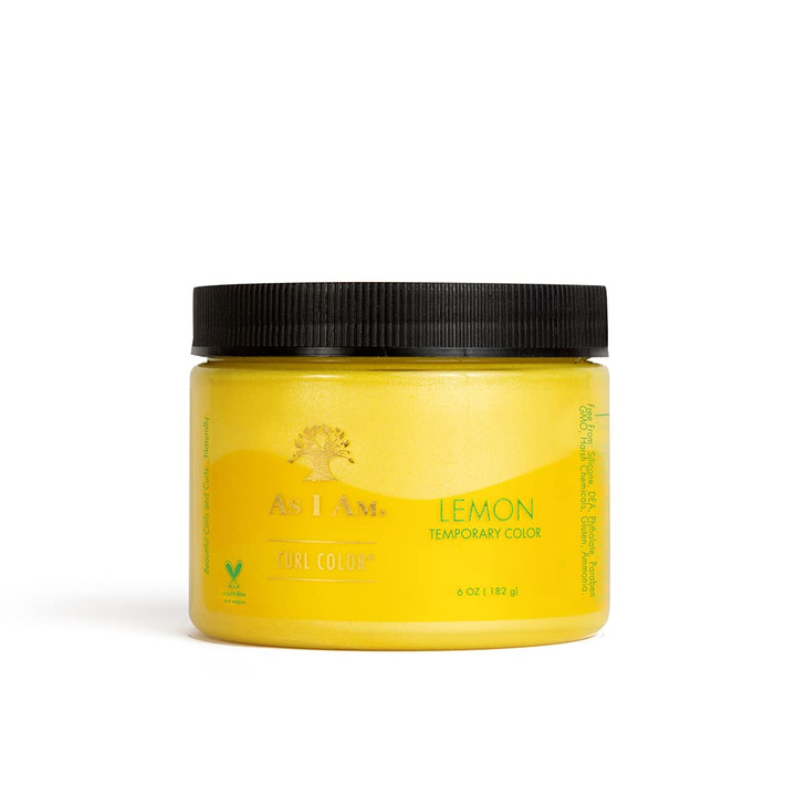 As I Am Curl Color Lemon Yellow 6 oz Temporary Color Curling Gel