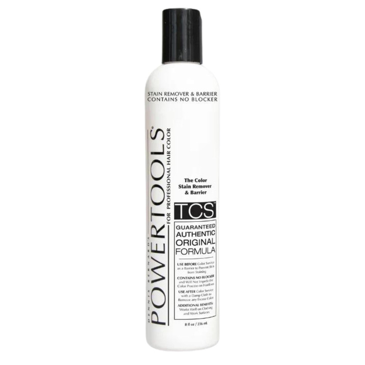 POWERTOOLS TCS The Original Color Stain Remover 10 Fl Oz Shake Well Apply Prior To Hair Color As A Barrier Does Not Inte