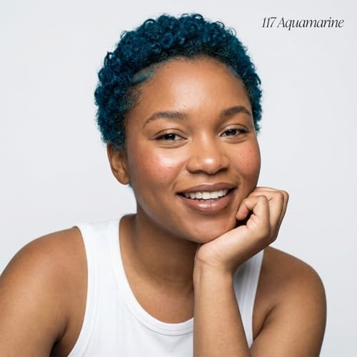 Adore Semi Permanent Hair Color 117 Aquamarine 2 Pack Vegan CrueltyFree Blue Hair Dye No Ammonia No Peroxide No Alcohol