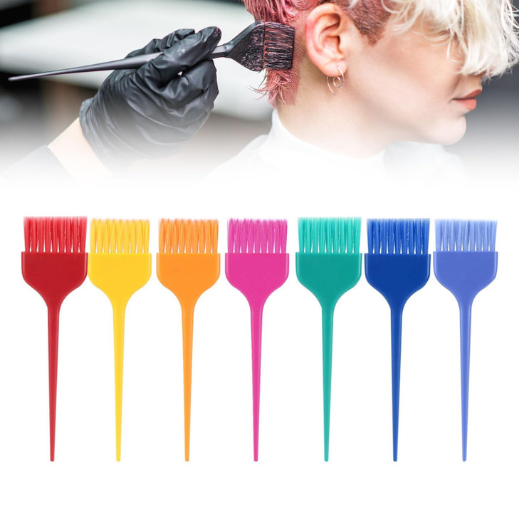 Hair Dye Brush Set 7Pcs XL Size Professional Hairdressing Tinting Brush Color Applicator Hair Coloring Brush Hairdressin