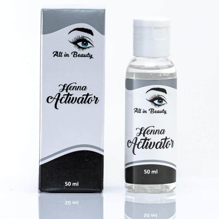 Henna Brow Hair Tint Activator Brightens and Enhances Color Intensity 50 Ml