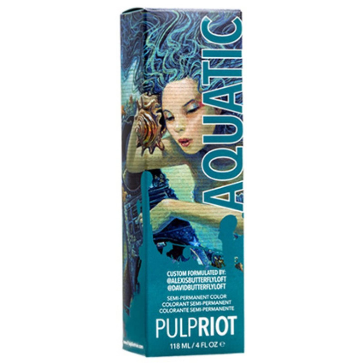 Pulp Riot SemiPermanent Hair Color 4oz Aquatic