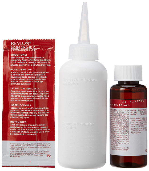 Revlon ColorSilk Haircolor Dark Auburn 440 Total Ounces Pack of 3