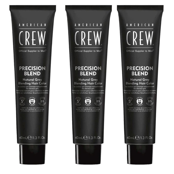 American Crew Mens Temporary Hair Color Temporary Hair Dye Natural Gray Coverage Mednatural 135 Fl Oz